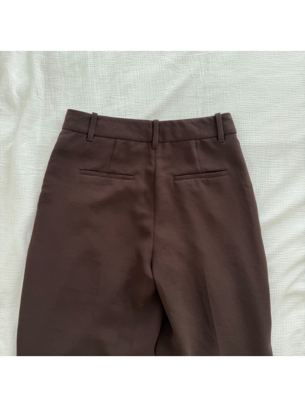 Aritzia The Effortless Pants Rich Mocha Brown size 4 - Picture 6 of 8